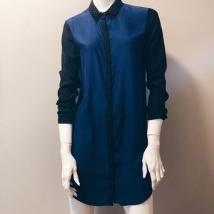 Urban Outfitters Colorblock Studded Tunic